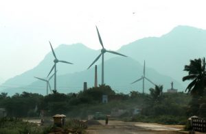 Windmills in Kanyakumari area