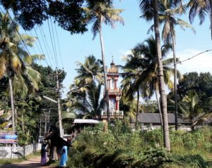 Church near Quilon. Quilon or Kollam