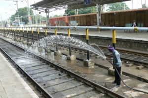 India's train system: station
