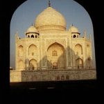Agra Taj Mahal at sunrise