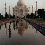 Agra Taj Mahal at sunrise