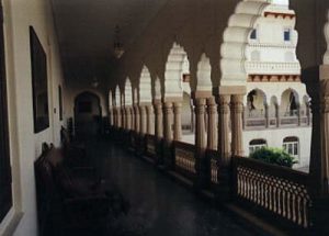 Jaipur Rambagh courtyard