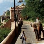Jaipur Amber fort elephant walk