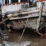 Bombay ferry to Elephanta Island