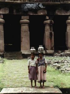 Bombay Elephanta Island girls