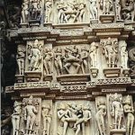 Khajuraho temple erotic details