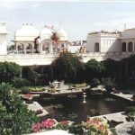 Udaipur Lake Palace Hotel courtyard