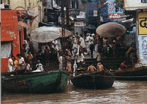 Varanasi morning at river