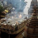 Varanasi morning cremation ghats