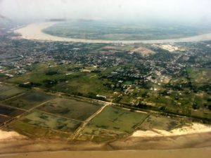 Chittigong area from the air