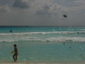 Mexico, Cancun - resort beach