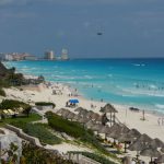 Mexico, Cancun - view from the Temple of the Hand