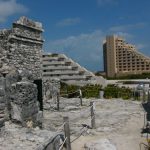 Mexico, Cancun - Temple of the Hand Print (1200-1550 AD)
