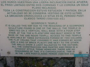 Mexico, Cancun - Scorpion's Temple