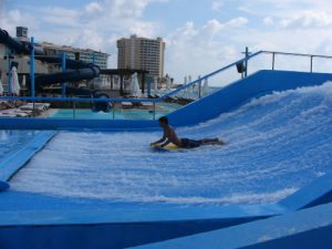 Mexico, Cancun - water slide