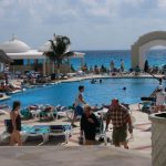 Mexico, Cancun - resort pool