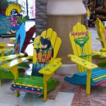 Mexico, Cancun - decorative chairs