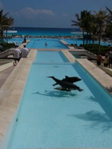 Mexico, Cancun - view from a hotel