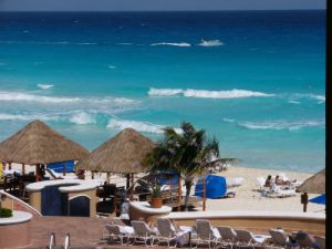 Mexico, Cancun - view from the Ritz