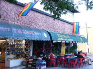 Mexico, Cancun - gay bar in Centro district, away from