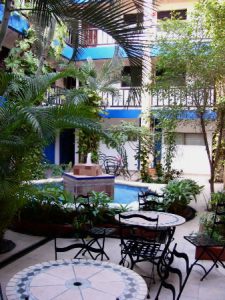 Mexico, Cancun - small hotel in Centro district, away from