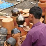 Dhaka - boy lacquering