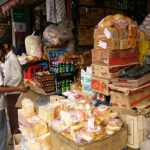 Dhaka - grocery market with plenty to sell.
