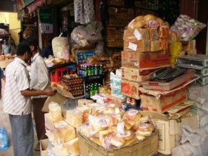 Dhaka - grocery market with plenty to sell.