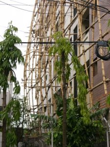 Dhaka - bamboo scaffolding