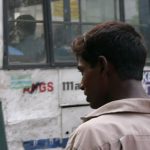 Dhaka - man by bus