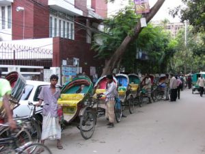 Dhaka - lining up for business