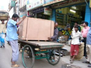 Dhaka - rikshaws often carry more than their own weigh