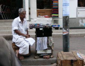 Dhaka - trinket vendor