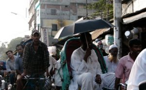 Dhaka - back street congestion