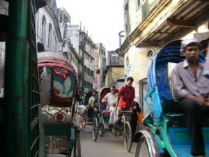 Dhaka - back street congestion