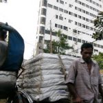 Dhaka - manual hauling is common
