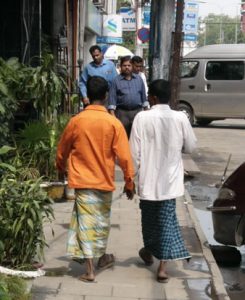 Dhaka - good friends hand in hand.