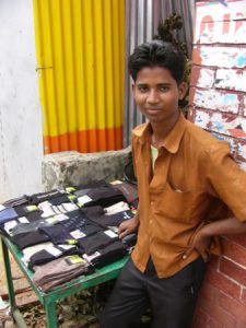 Dhaka - sock vendor