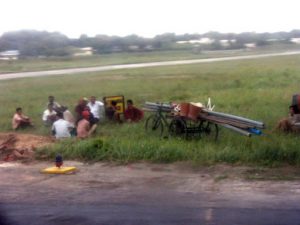 Landing in Jessore, nearest