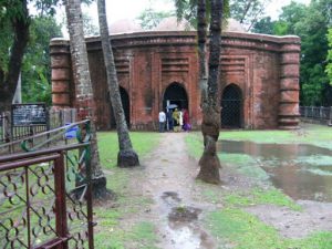 Old mosque in the village of Bagerhat