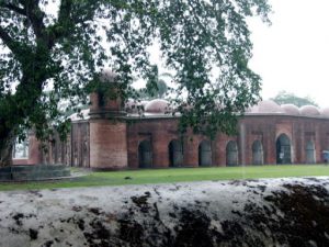 Old mosque in the village of Bagerhat