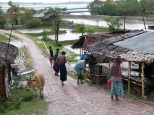 Along the way are small villages, farms and countless waterways.