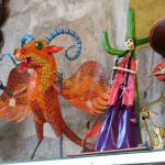 Morelia -dragon and skelaton dolls