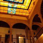 Morelia - beautiful university library ceiling This