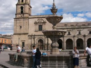 Morelia - university library, former church. This