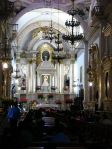 Morelia - church sanctuary