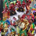 Morelia - central plaza festival ornaments