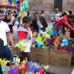 Morelia - central plaza festival ornaments