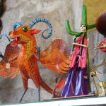 Morelia -dragon and skelaton dolls