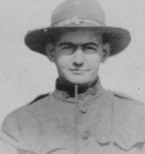 John in uniform 1917-18